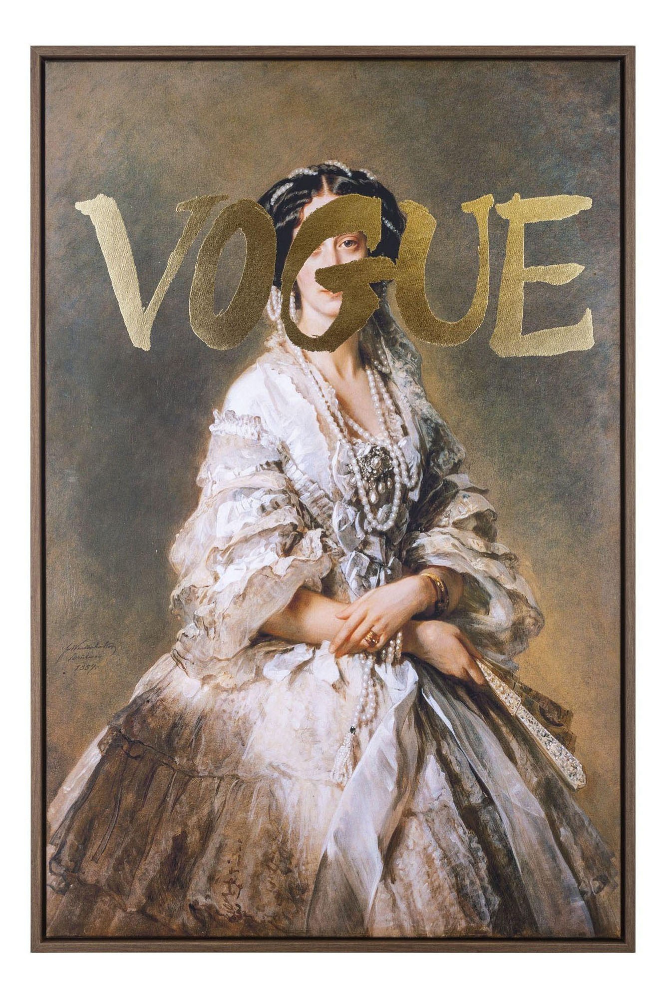 Картина в раме Vogue