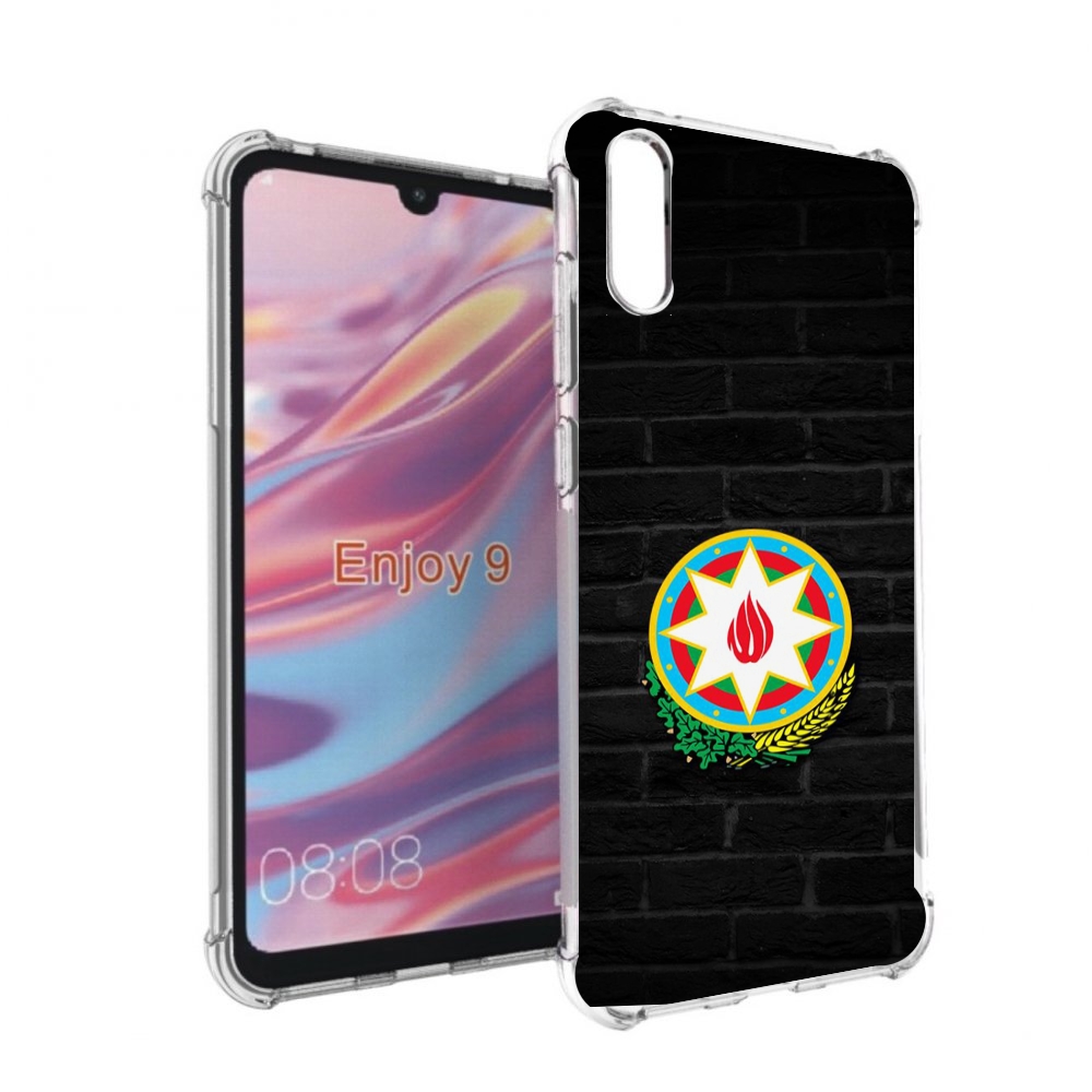 Чехол бампер MyPads герб азербаи?джана для Huawei Enjoy 9