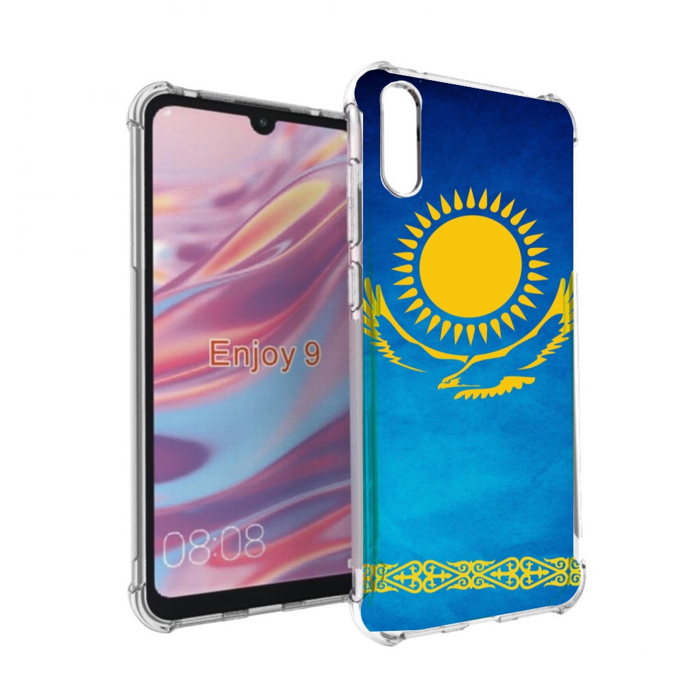 

Чехол бампер MyPads герб и флаг казахстана для Huawei Enjoy 9, Прозрачный, Tocco