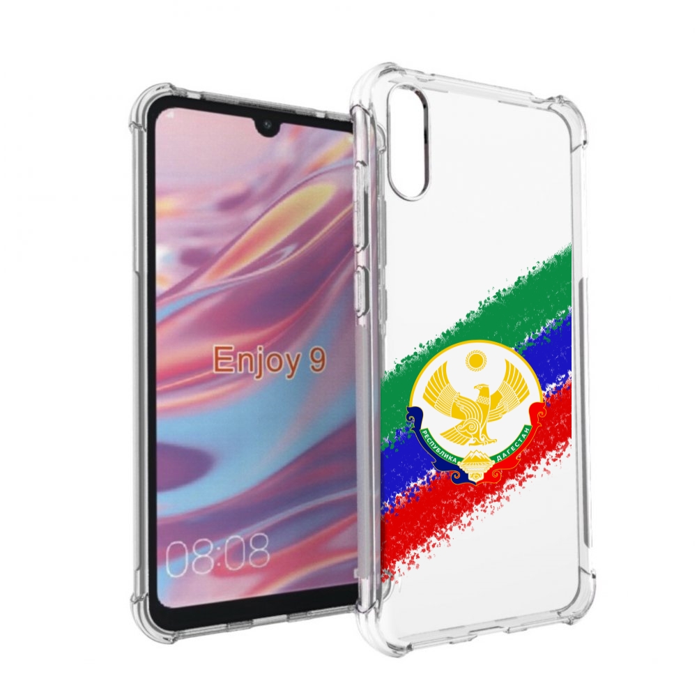 

Чехол бампер MyPads герб флаг Дагестана для Huawei Enjoy 9, Прозрачный, Tocco