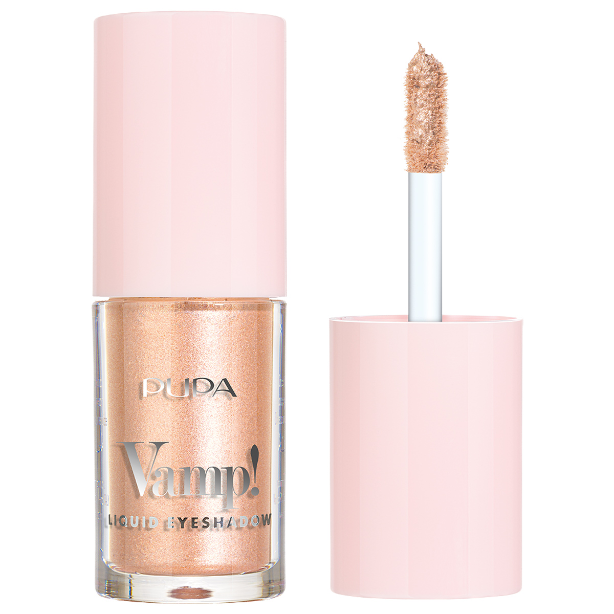 Тени для век Pupa жидкие Vamp! Liquid Eyeshadow тон 005 champagne Италия золотистый