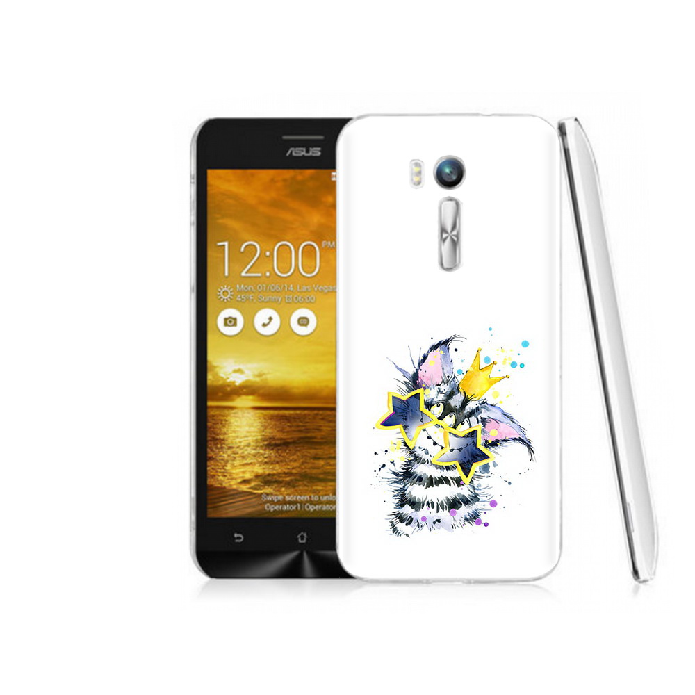 

Чехол MyPads Tocco для Asus ZenFone Go (ZB551KL) Мартовский Нуся, Прозрачный, Tocco
