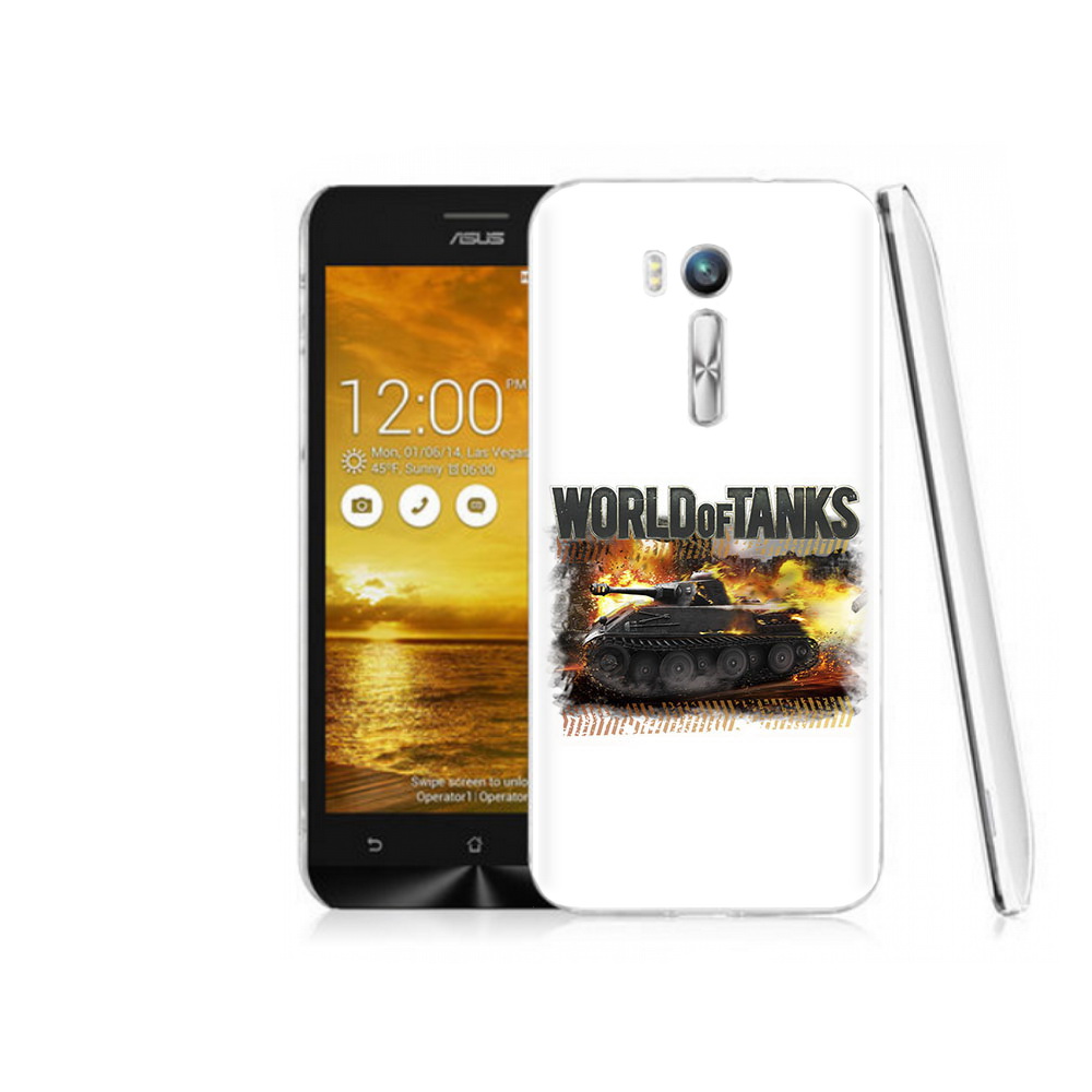 Чехол MyPads Tocco для Asus ZenFone Go (ZB551KL) Мир танков-2