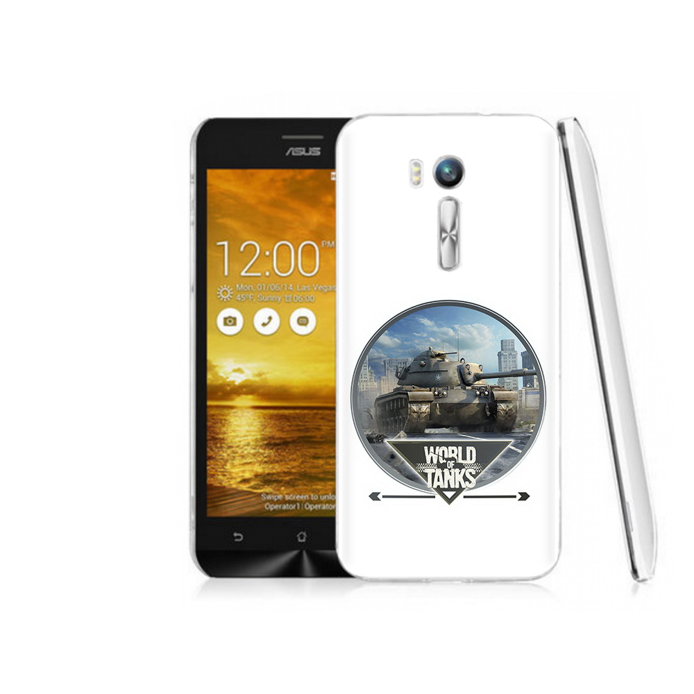

Чехол MyPads Tocco для Asus ZenFone Go (ZB551KL) Мир танков, Прозрачный, Tocco