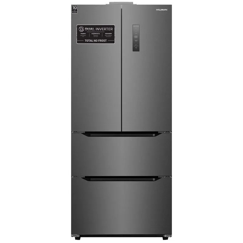 Холодильник WILLMARK MDF-637ID серый фен willmark whd 2322ai 2600 вт серый
