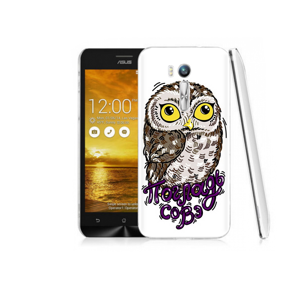 

Чехол MyPads Tocco для Asus ZenFone Go (ZB551KL) Погладь Совэ, Прозрачный, Tocco