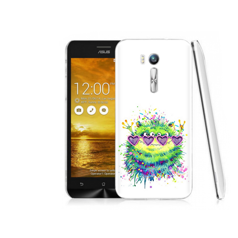 

Чехол MyPads Tocco для Asus ZenFone Go (ZB551KL) Пушистый персонаж, Прозрачный, Tocco