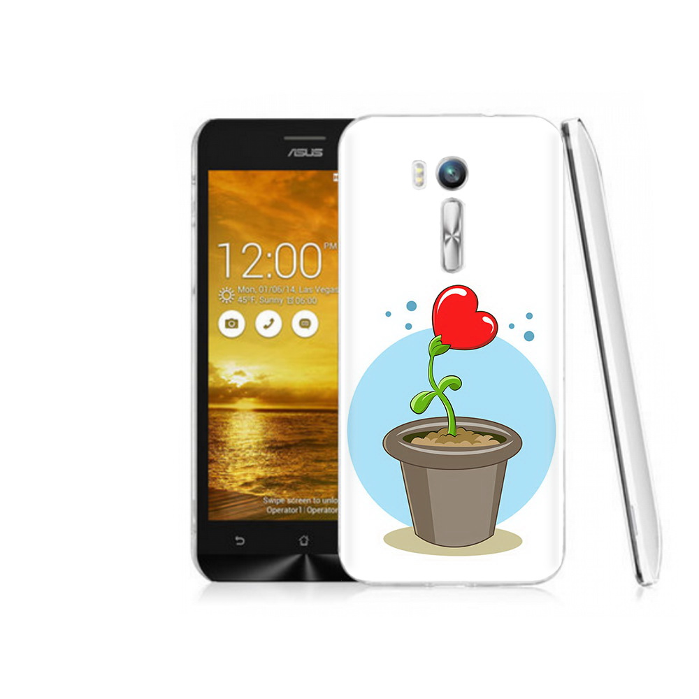 Чехол MyPads Tocco для Asus ZenFone Go (ZB551KL) Растение любви 14 февраля