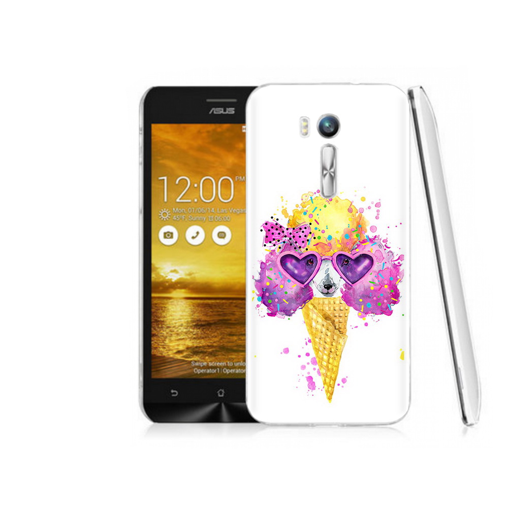 

Чехол MyPads Tocco для Asus ZenFone Go (ZB551KL) Рожок, Прозрачный, Tocco