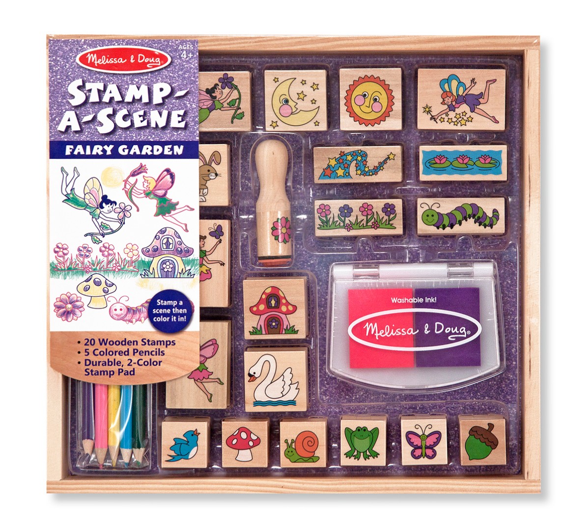 

Набор печатей Melissa & Doug Сад для Фей
