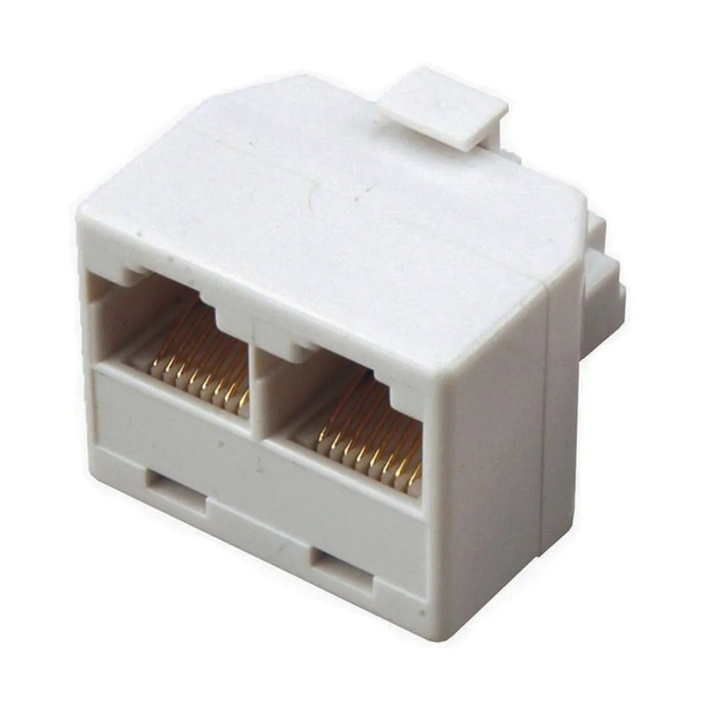 

Переходник Rexant, штекер - 2 гнезда, RJ-45 (8Р-8С) {06-0113-B}