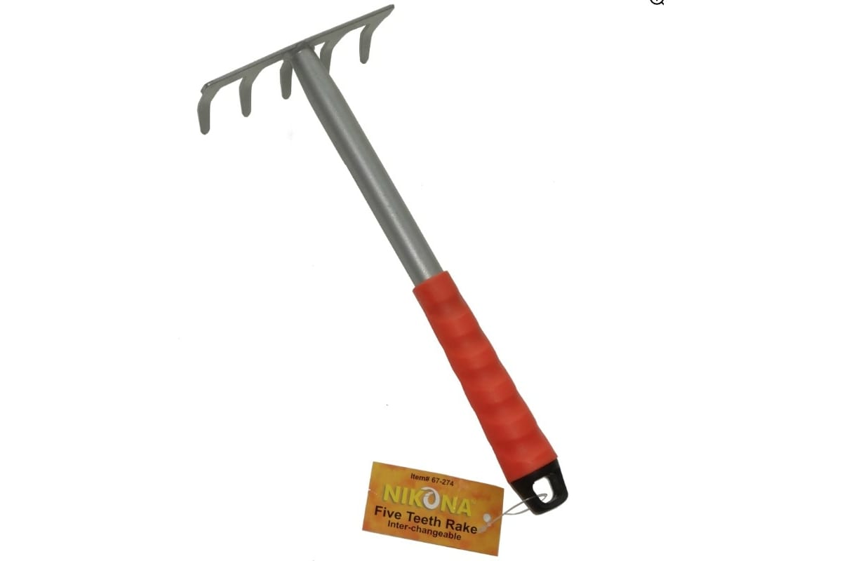 Грабли NIKONA с пластиковой ручкой 75 см 67-274