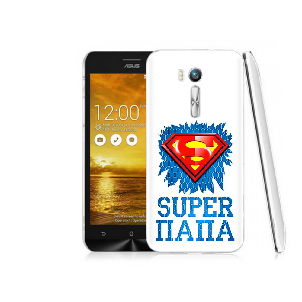 Чехол MyPads Tocco для Asus ZenFone Go (ZB551KL) Супер Папа