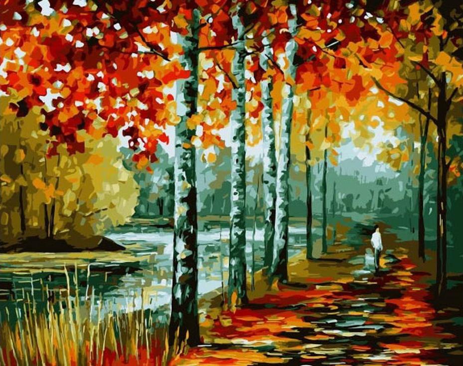 

Картина по номерам Paintboy У озера, 40x50, У озера