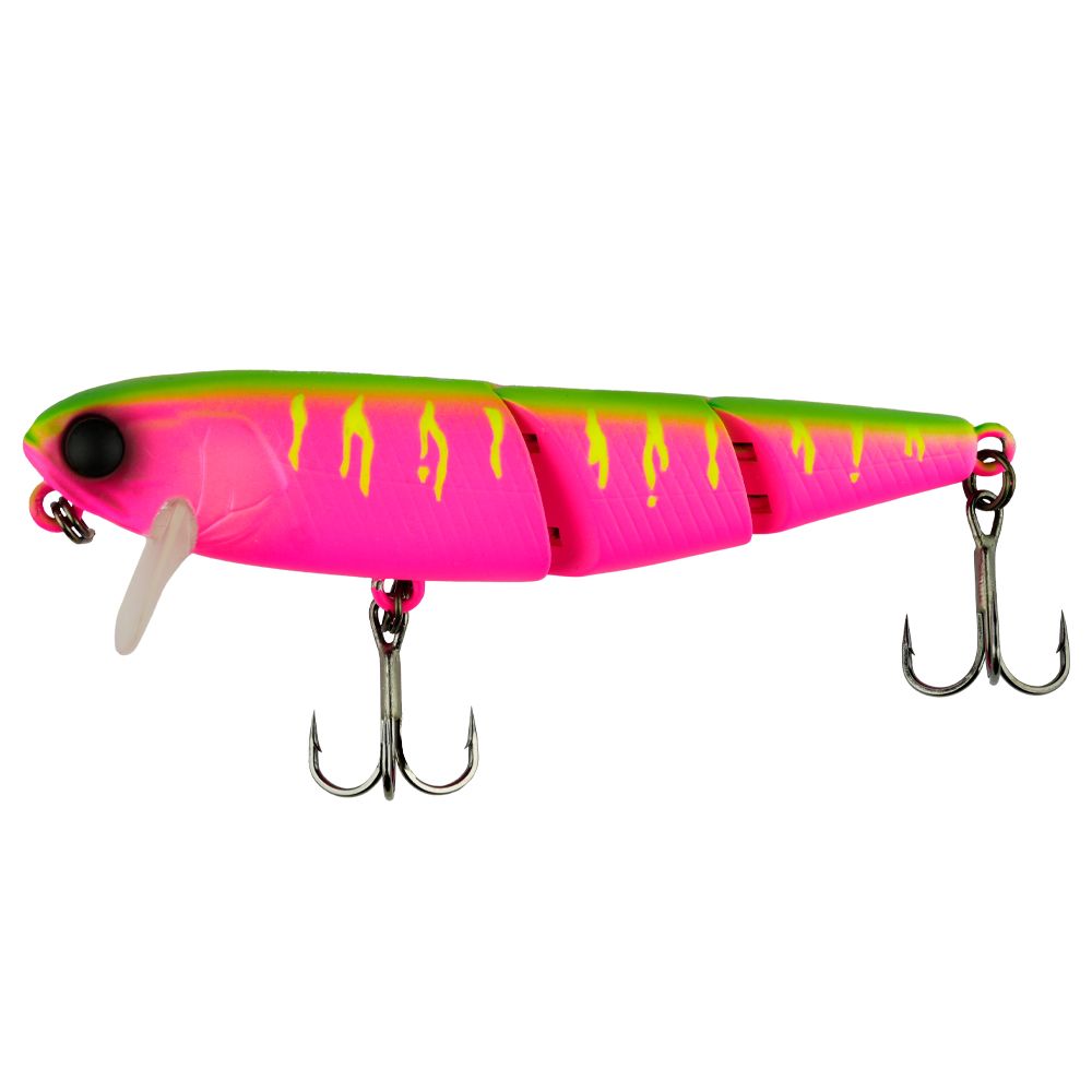 

Воблер JACKALL Hama-ku-ru R цв. dragon fruit mat tiger, Розовый, Hama-ku-ru R