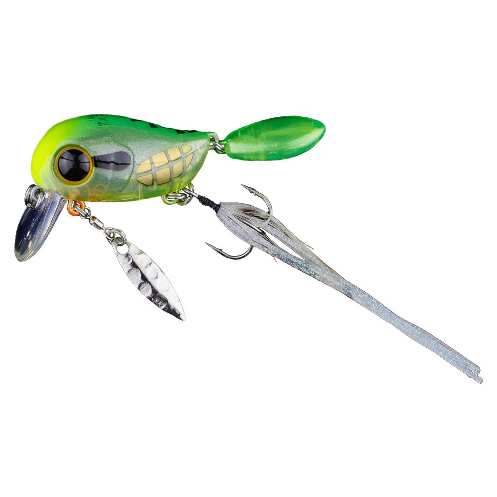 

Воблер JACKALL Micro Tappy цв. chartreuse grass hopper, Зеленый, Micro Tappy