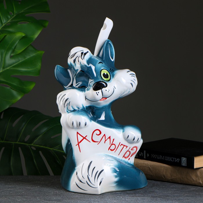 

Подставка под ёрш "Кот-Хулиган" с ёршиком МИКС, 23х20х32см
