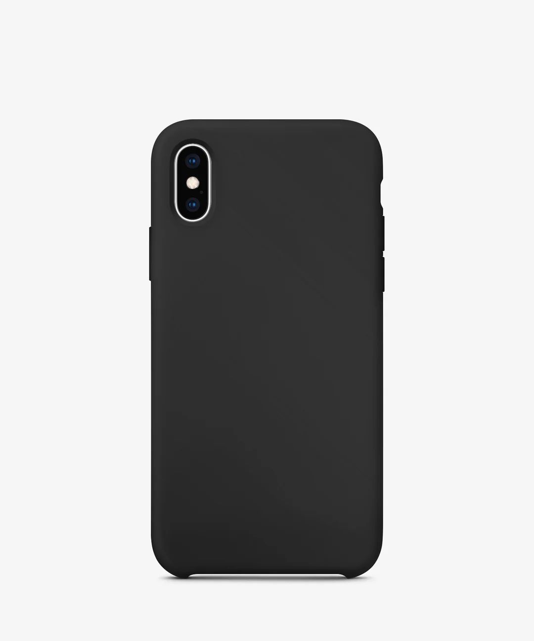 

Чехол силиконовый для Apple iPhone XS Max чёрный, Черный