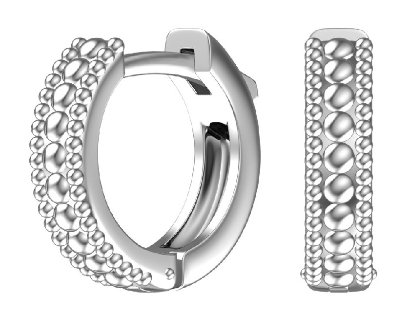 

Серьги-конго из серебра POKROVSKY JEWELRY 0201484-00245, 0201484-00245