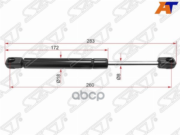 

SAT ST-5176952 Амортизатор крышки багажника OPEL ASTRA H 07- SED 1шт