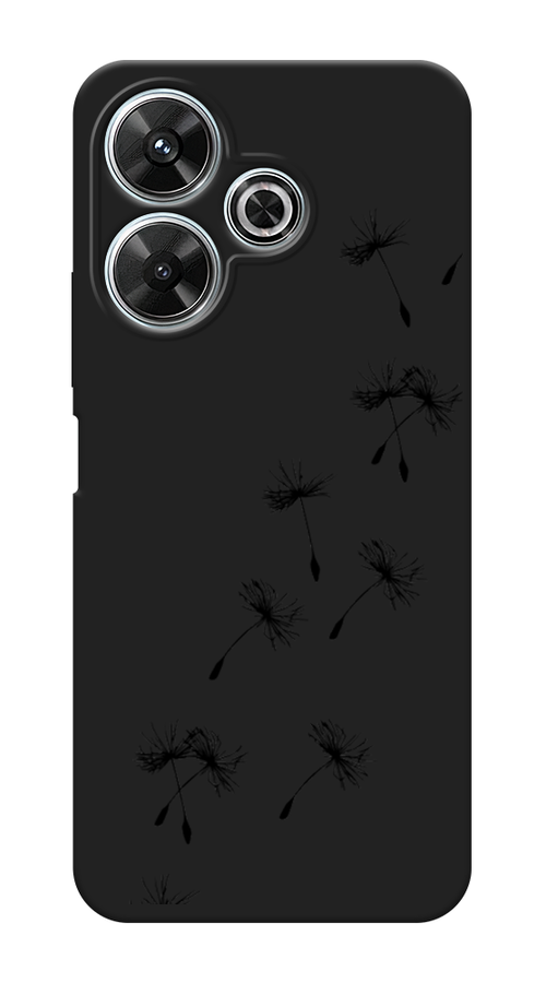 

Чехол Awog на Xiaomi Redmi Note 13R/Redmi 13/Poco M6 4G "Летящие одуванчики", Черный, 322552-1