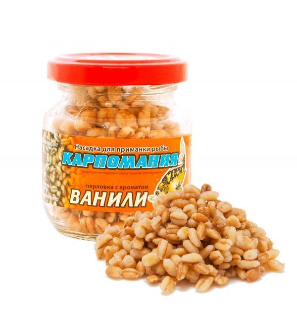 Насадки зерновые Карпомания ПЕРЛОВКА 75гр ВАНИЛЬ