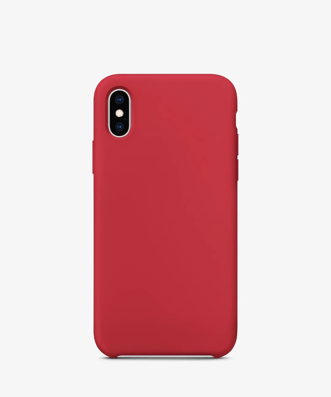 

Чехол силиконовый для Apple iPhone X красный
