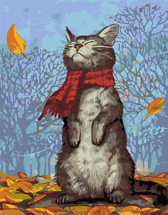 

Картина по номерам ВанГогВоМне Предвкушая осень, 40x50, Предвкушая осень