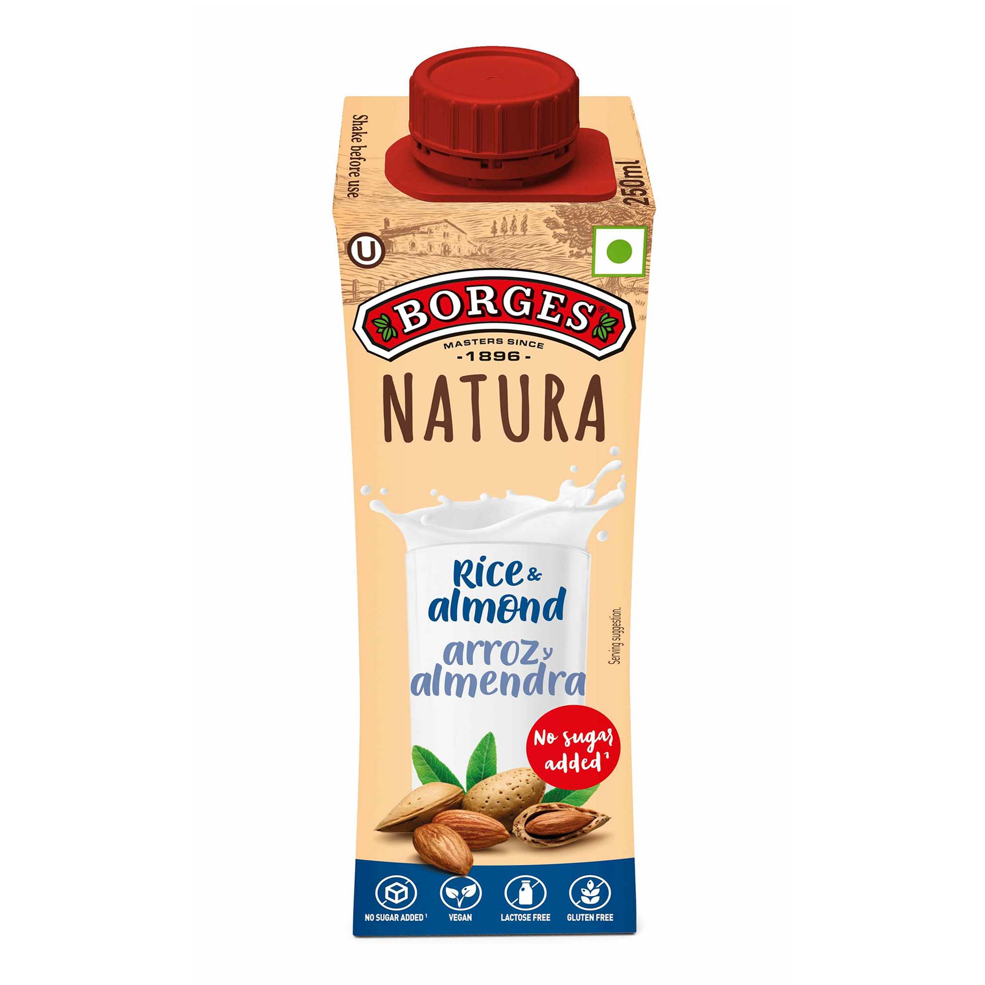 

Напиток на основе миндаля и риса Borges Natura Rice and Almond 0,25 л