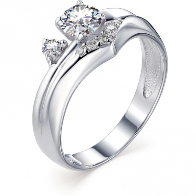 

Кольцо с 7 фианитами из серебра р. 17 Алкор серебро 01-1417_00КЦ-00, 01-1417_00КЦ-00