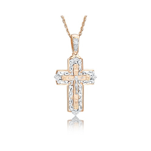 

Кулон из комбинированного золота PLATINA jewelry 03-2028-00-401-1111-03, фианит, 03-2028-00-401-1111-03