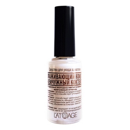 

Набор, L'atuage Cosmetic, Средство для ногтей «Жемчужный коктейль», 2 шт.