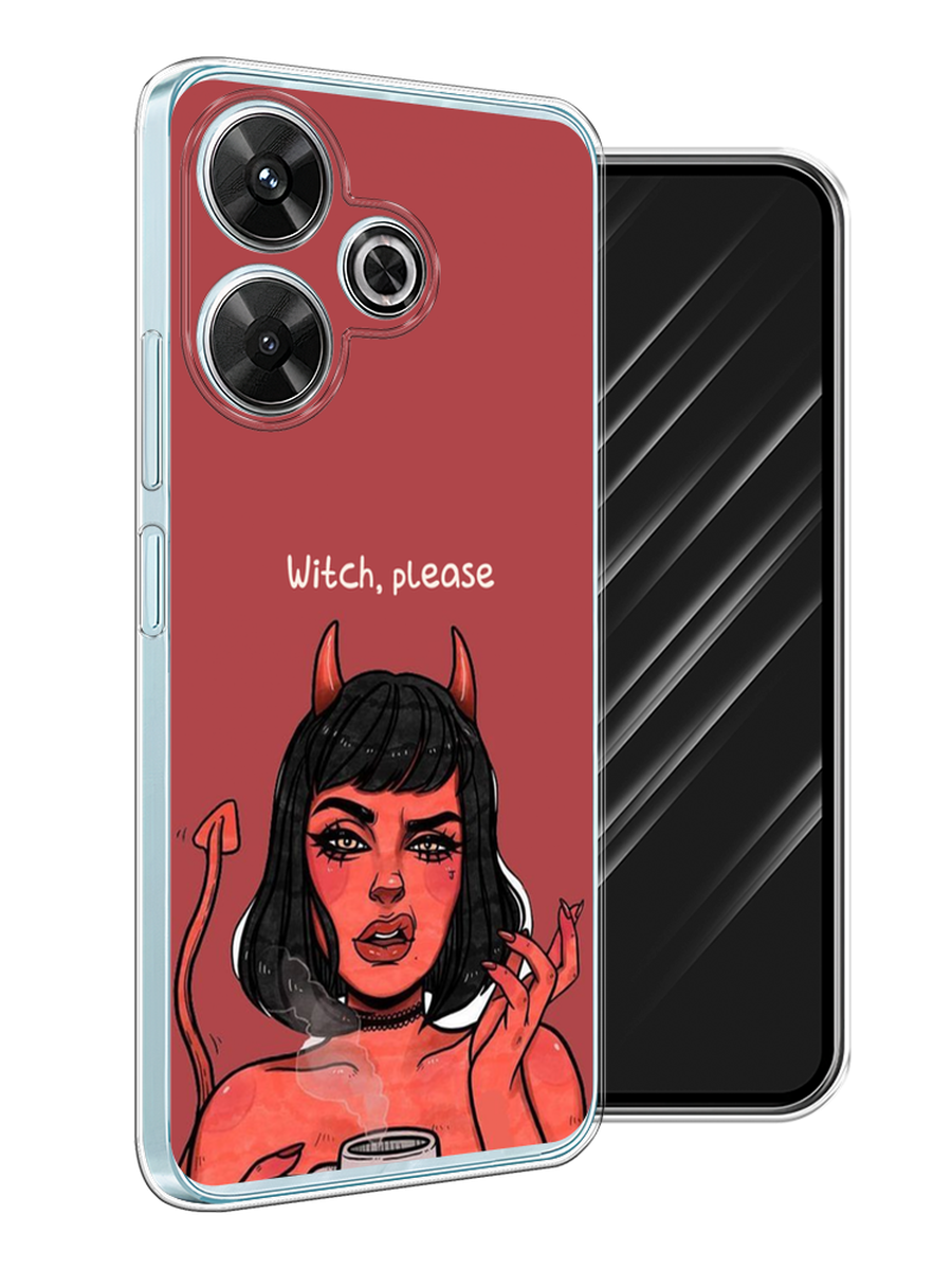 

Чехол Awog на Xiaomi Redmi Note 13R/Redmi 13/Poco M6 4G "Evil Girl", Бордовый;черный, 322550-1