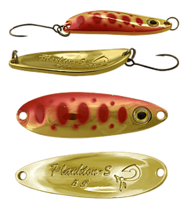 

Блесна колеблющаяся LureMax Plankton-S, 40 мм, 5г, 44, Золотистый;красный