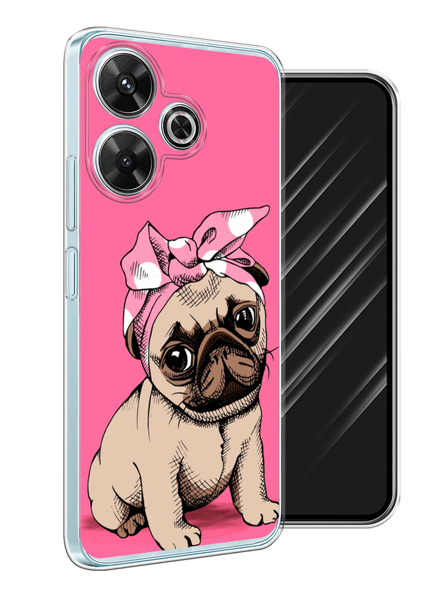 

Чехол Awog на Xiaomi Redmi Note 13R/Redmi 13/Poco M6 4G "Dog Pin-Up", Розовый;бежевый, 322550-1