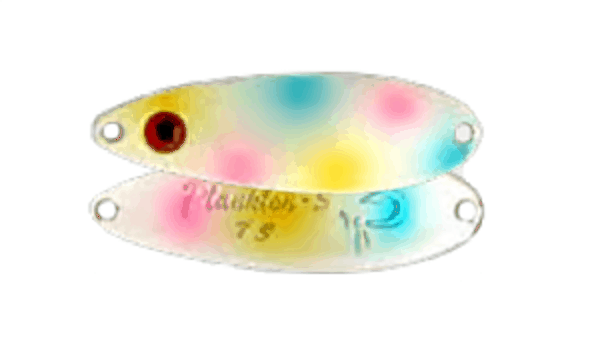 

Блесна колеблющаяся LureMax Plankton-S, 40 мм, 5г, 79, Белый;желтый;розовый;голубой