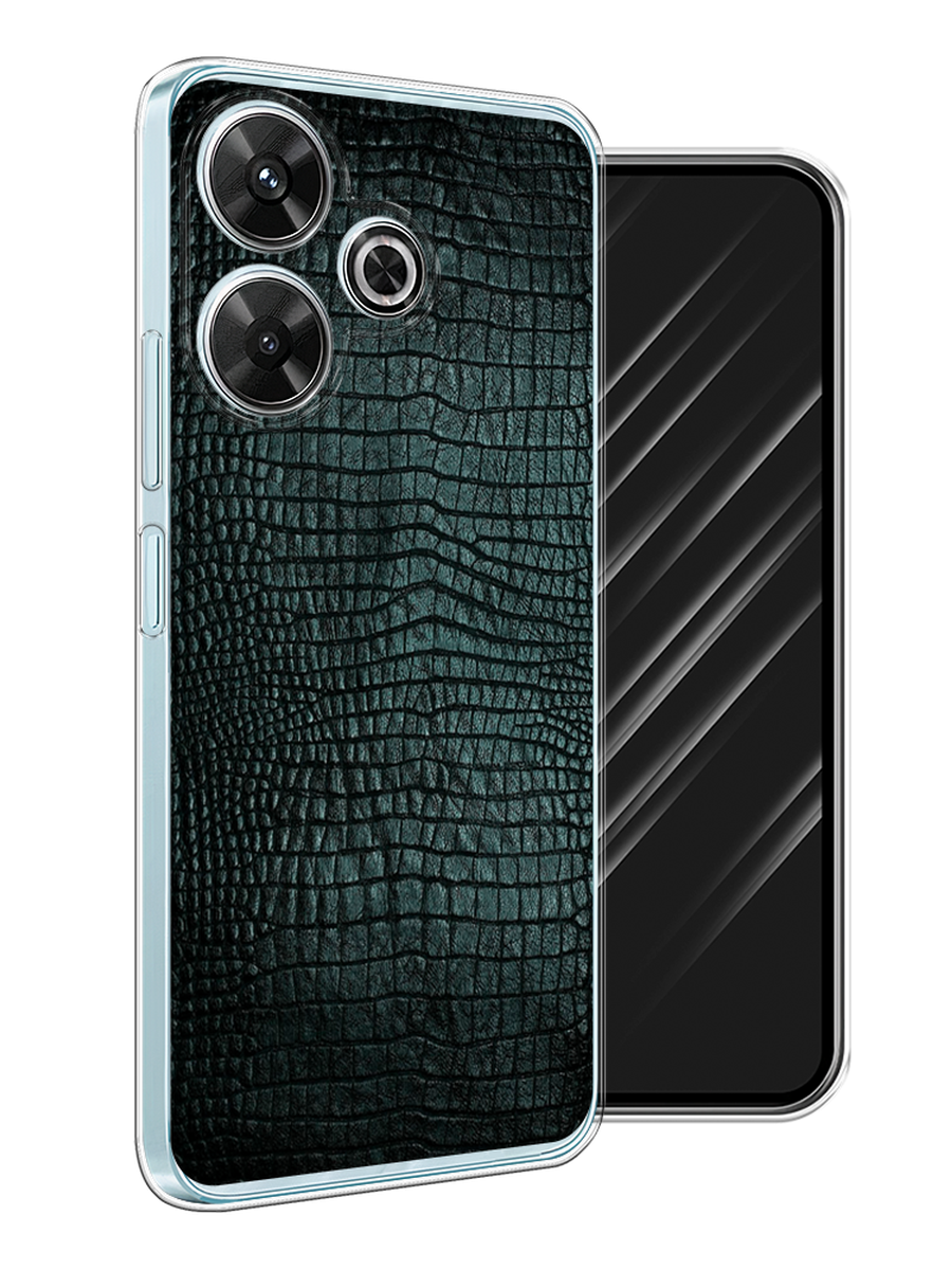 

Чехол Awog на Xiaomi Redmi Note 13R/Redmi 13/Poco M6 4G "Черная змея", Черный;серый;голубой, 322550-1
