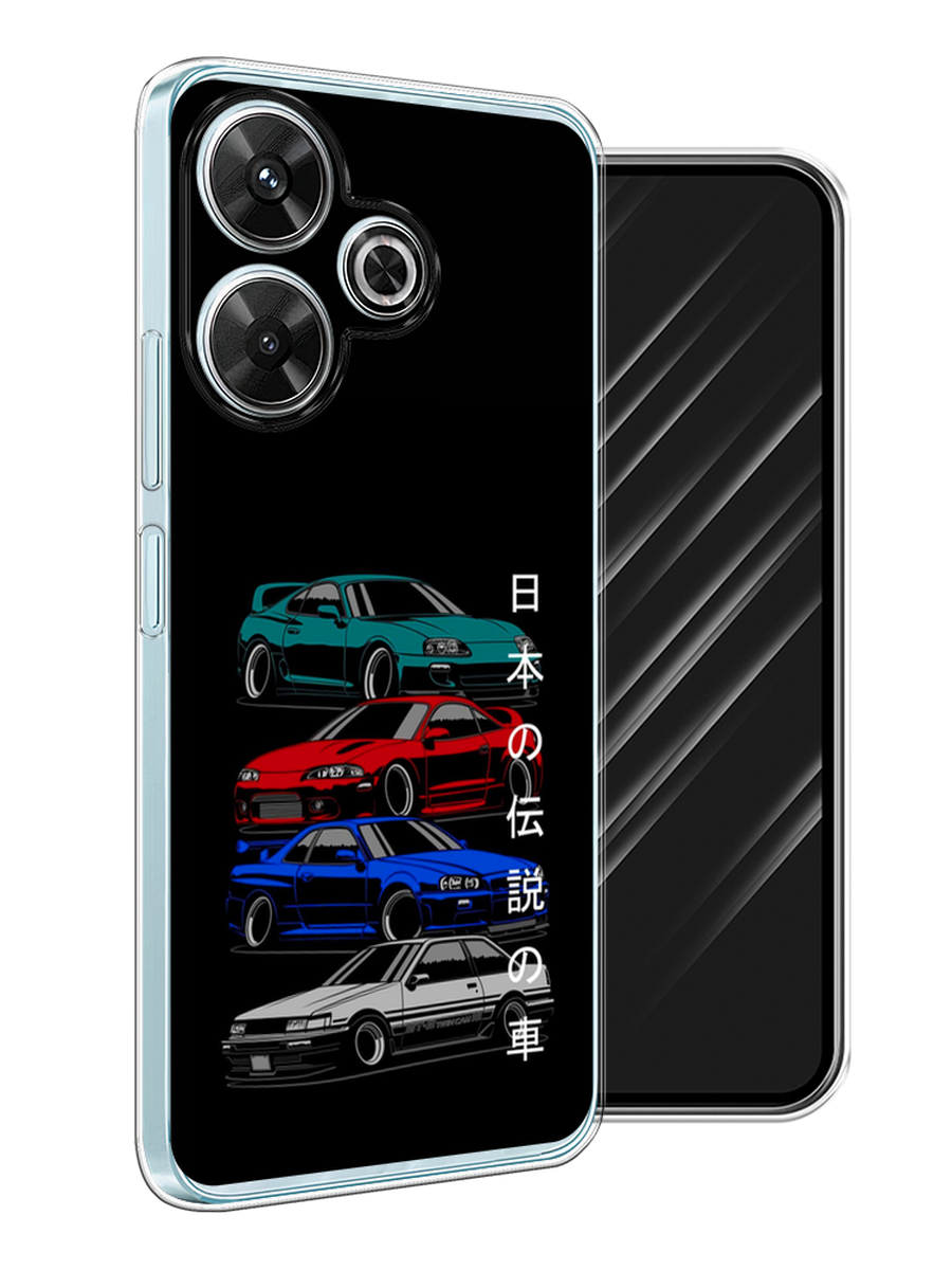 

Чехол Awog на Xiaomi Redmi Note 13R/Redmi 13/Poco M6 4G "JDM Legend cars", Зеленый;красный;синий, 322550-1