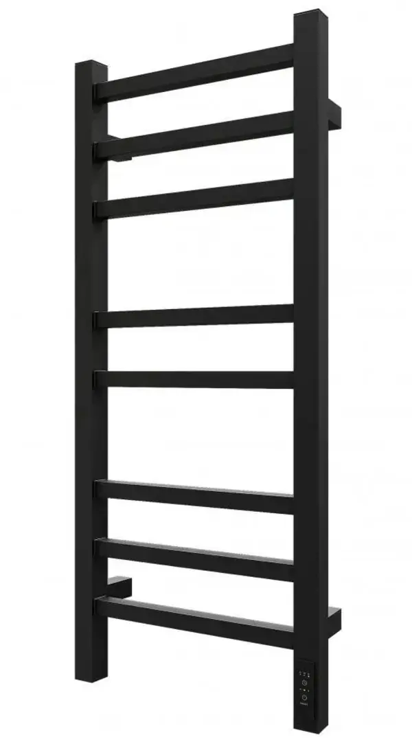 Полотенцесушитель электрический Grois Alex GR-102 300х800мм П8 черный матовый подключение