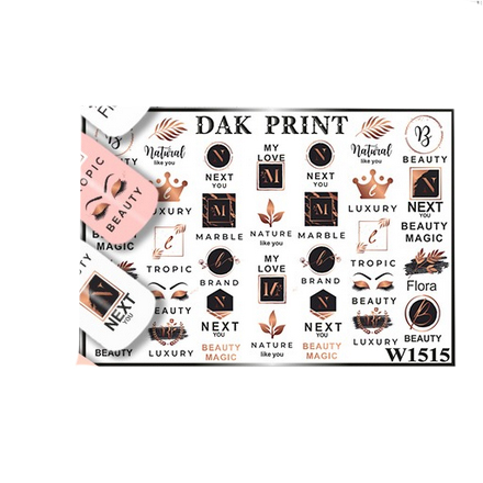 

Набор, Dak Print, Слайдер-дизайн №1515, 3 шт.