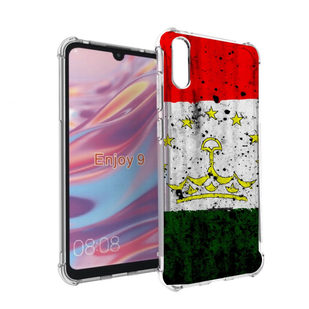 Чехол бампер MyPads герб флаг таджикистан для Huawei Enjoy 9