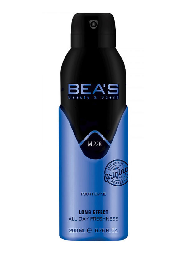 Парфюмированный мужской дезодорант-аэрозоль BEA'S M228, 200 мл