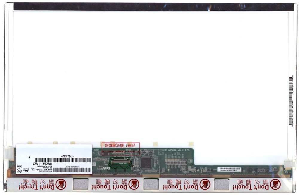 

Матрица OEM для ноутбука B154PW04 v.4 (1001450V), совместимая с p/n: B154PW04 v.4