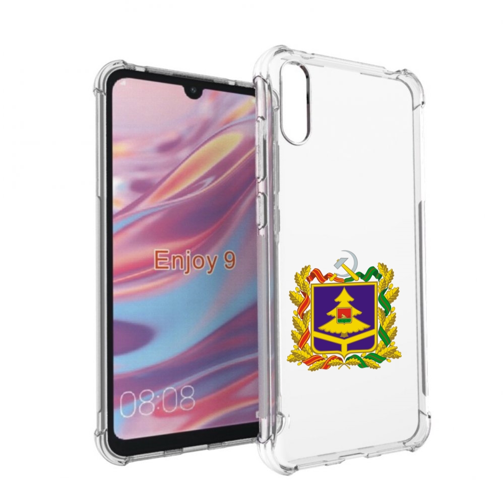 

Чехол бампер MyPads герб-брянскои-области для Huawei Enjoy 9, Прозрачный, Tocco