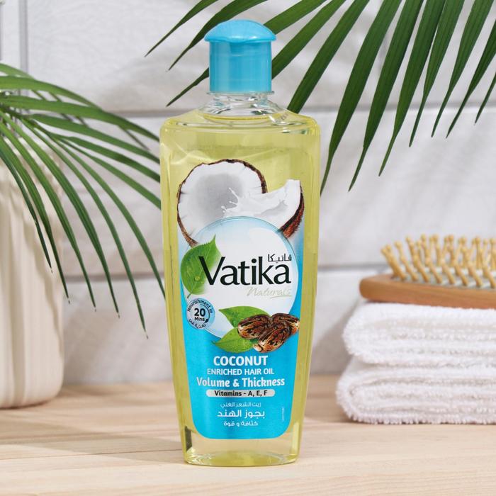 Масло для волос Dabur Vatika Coconut Enriched обогащённое кокосом 200 мл 475₽