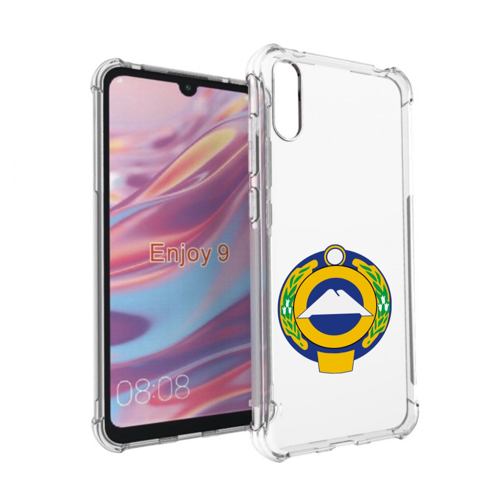 

Чехол бампер MyPads герб-карачаево-черкессия для Huawei Enjoy 9, Прозрачный, Tocco