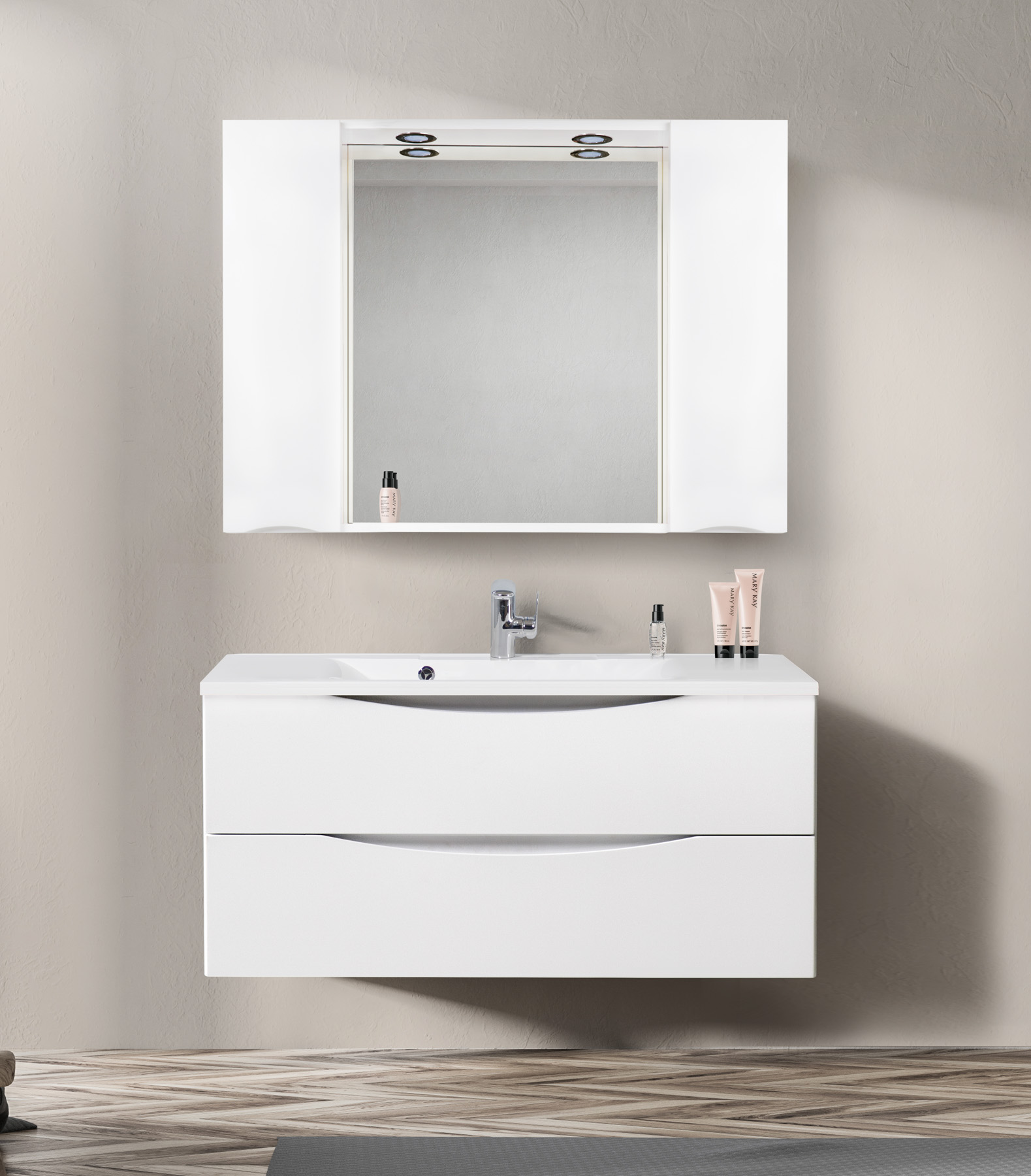 

BelBagno Зеркало-шкаф BelBagno Marino SPC-1200/750-2A-BL-P, Белый, Marino