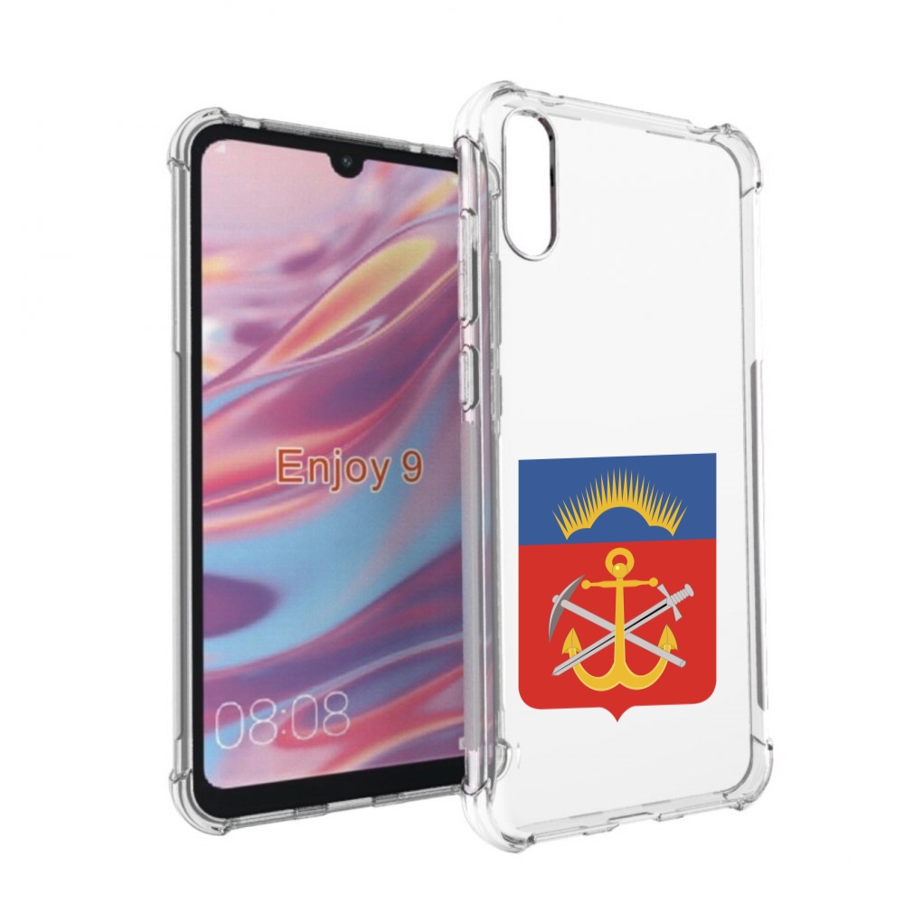 

Чехол бампер MyPads герб-мурманская-область для Huawei Enjoy 9, Прозрачный, Tocco