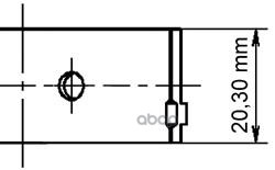 

77 268 620 вкладыши шатунные +0.50 Opel Ascona/Astra/Kadett/Vectra 1.8-2.0 80>