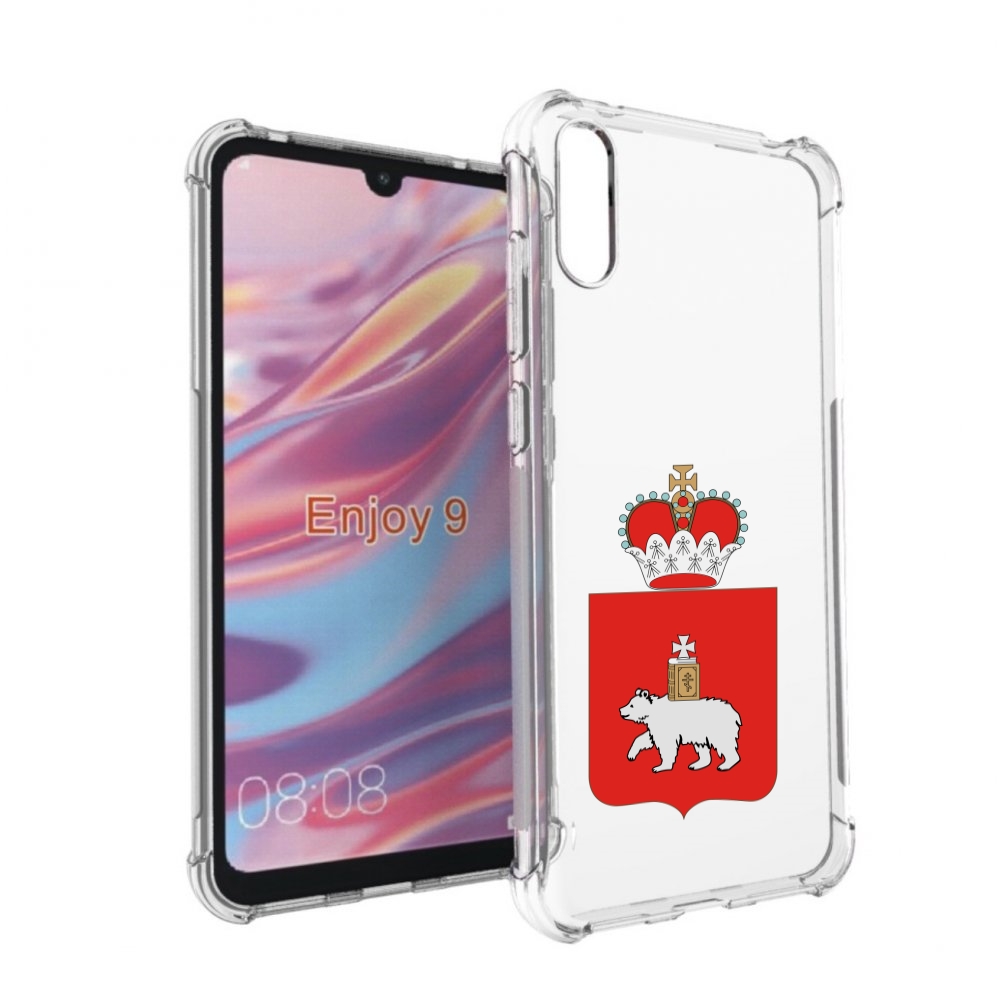 

Чехол бампер MyPads герб-пермскии-краи для Huawei Enjoy 9, Прозрачный, Tocco